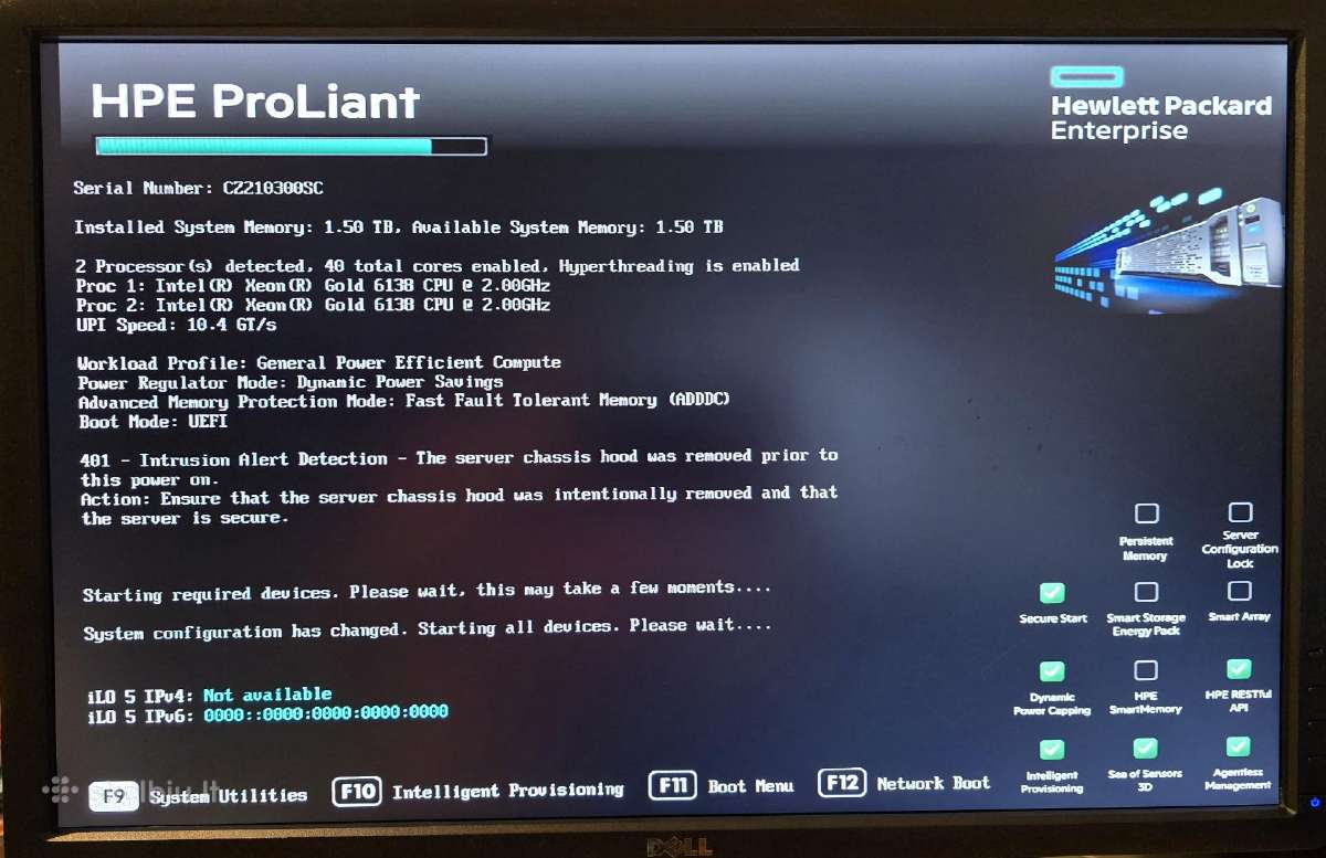 Hp Proliant Dl380 Gen10 2x Cpu 8x Nvme + 16x Sff - nuotraukos Nr. 12