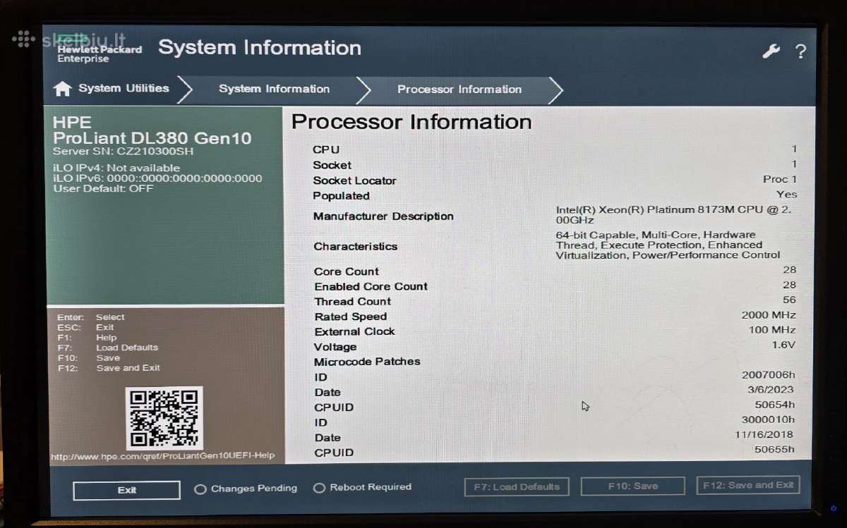Hp Proliant Dl380 Gen10 2x Cpu 8x Nvme + 16x Sff - nuotraukos Nr. 17