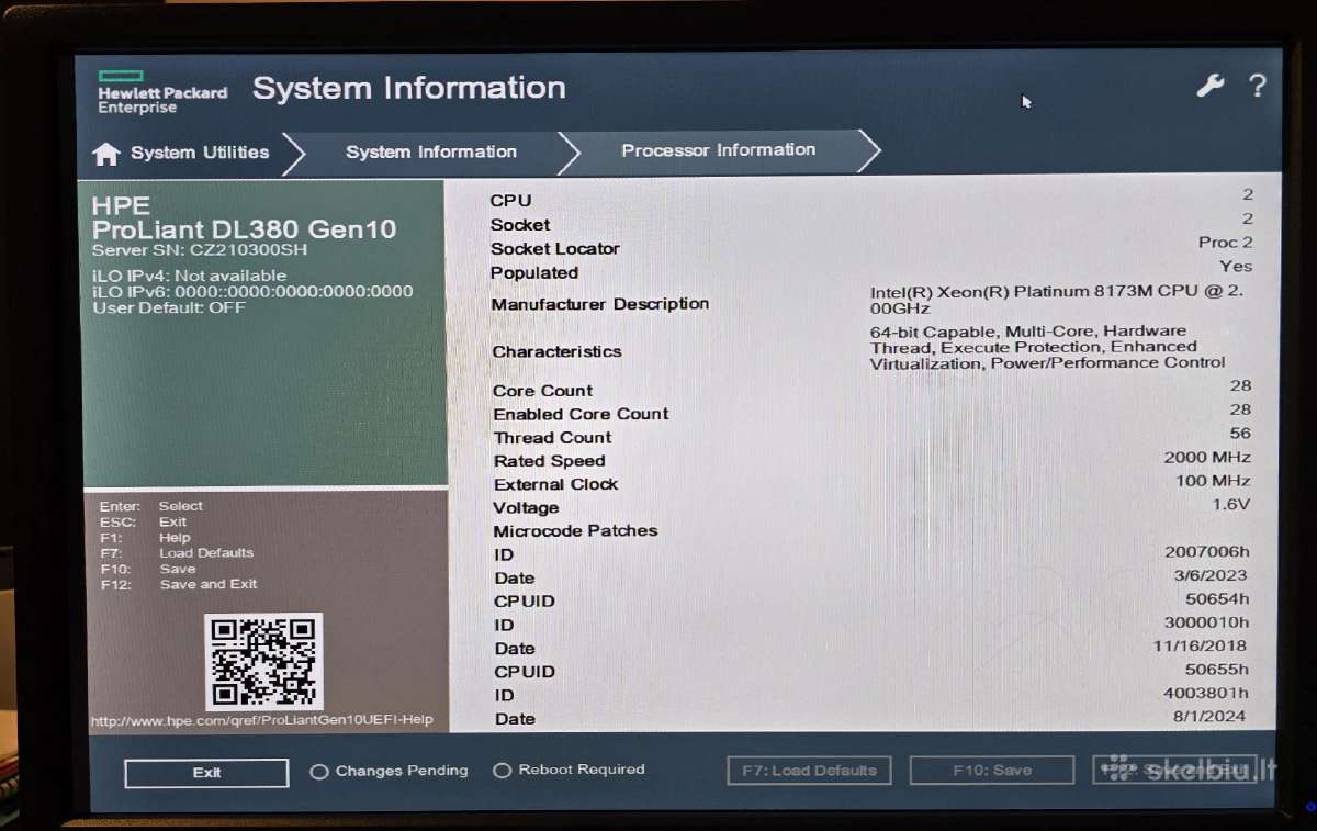 Hp Proliant Dl380 Gen10 2x Cpu 8x Nvme + 16x Sff - nuotraukos Nr. 18