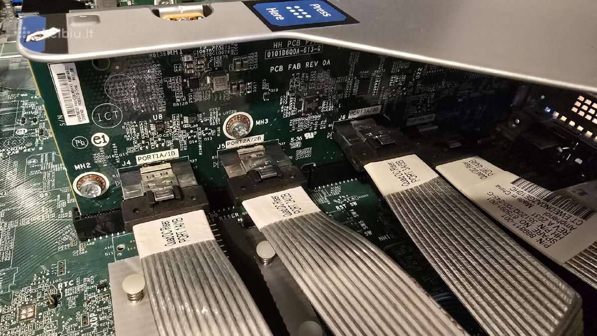 Hp Proliant Dl380 Gen10 2x Cpu 8x Nvme + 16x Sff - nuotraukos Nr. 9