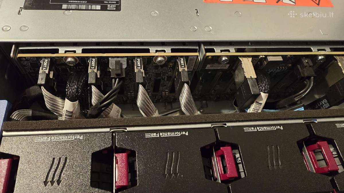 Hp Proliant Dl380 Gen10 2x Cpu 8x Nvme + 16x Sff - nuotraukos Nr. 10