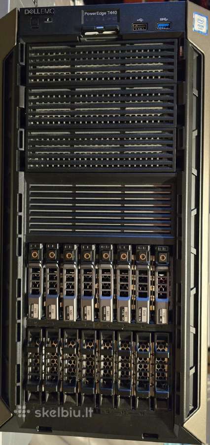 Dell Poweredge T440 2x Xeon Gold 6138 16x Sff Sas - nuotraukos Nr. 18