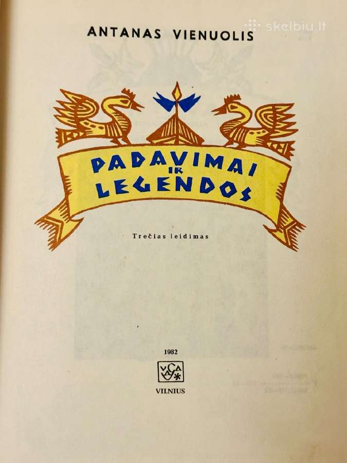 A. Vienuolis "Padavimai ir legendos" - nuotraukos Nr. 2