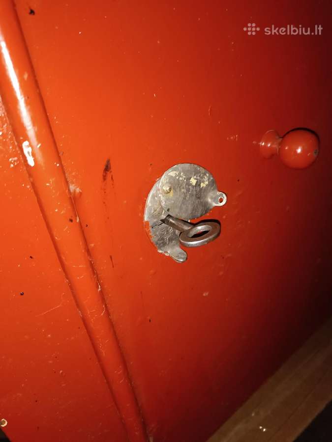 2 metalinės rakinamos spintelės/ seifai tekintojui - nuotraukos Nr. 3