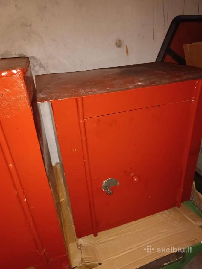 2 metalinės rakinamos spintelės/ seifai tekintojui - nuotraukos Nr. 14