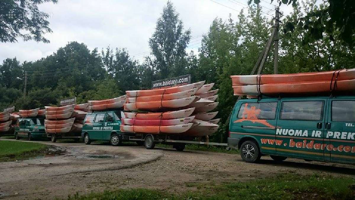 Įvairios talpos naujos priekabos baidarėms vežti. - nuotraukos Nr. 11