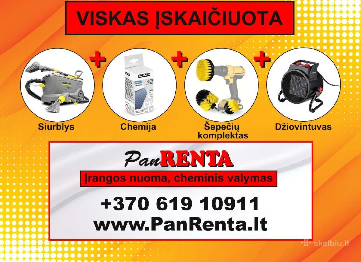 Plaunančio siurblio nuoma naujausi modeliai - nuotraukos Nr. 5