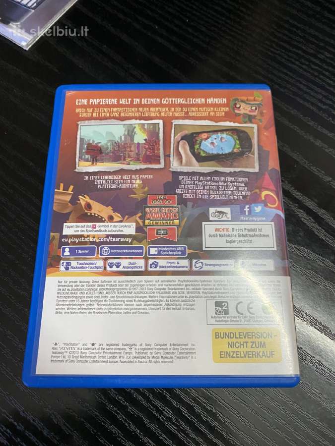 Ps Vita Tearaway - nuotraukos Nr. 2
