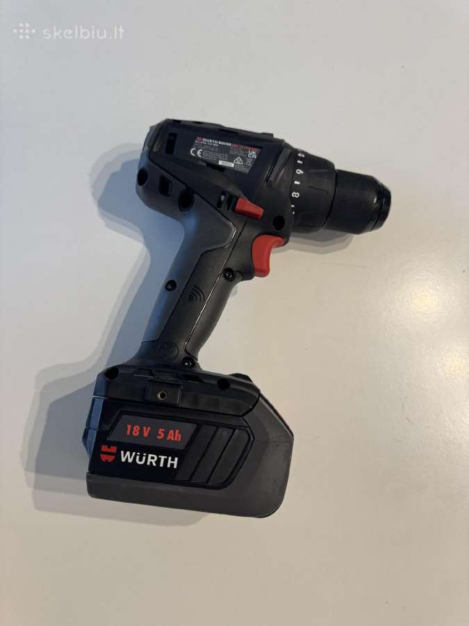 Würth „Abs 18 Compact“ su 18v 5ah baterija
