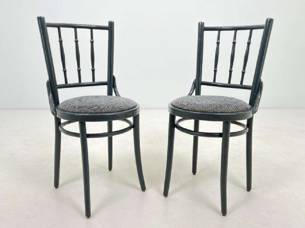 Thonet stiliaus medinė kėdė - nuotraukos Nr. 11