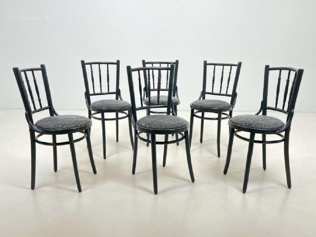 Thonet stiliaus medinė kėdė - nuotraukos Nr. 13