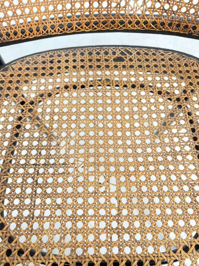 Thonet stiliaus krėslas su ratanu - nuotraukos Nr. 8
