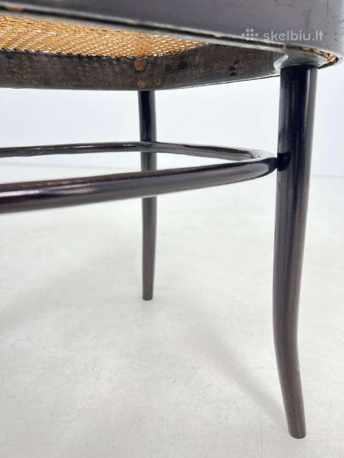 Thonet stiliaus krėslas su ratanu - nuotraukos Nr. 10