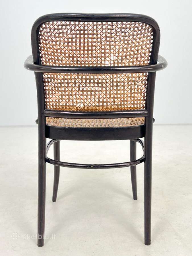 Thonet stiliaus krėslas su ratanu - nuotraukos Nr. 11
