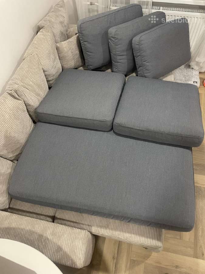 Ikea sofos 3pagalves ir 2sėdimos dalys - nuotraukos Nr. 5