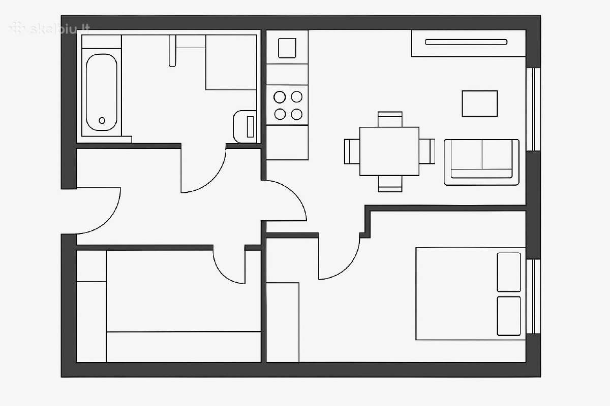 43 m² modulinis namas - nuotraukos Nr. 4