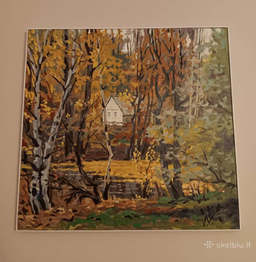 Parduodu paveikslą su rudens peizažu - nuotraukos Nr. 2
