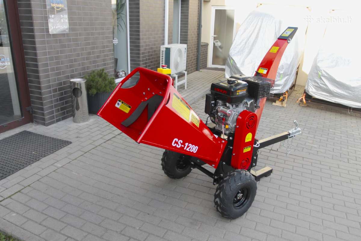 Benzininis šakų smulkintuvas Early Bird Cs1200 Pro - nuotraukos Nr. 3