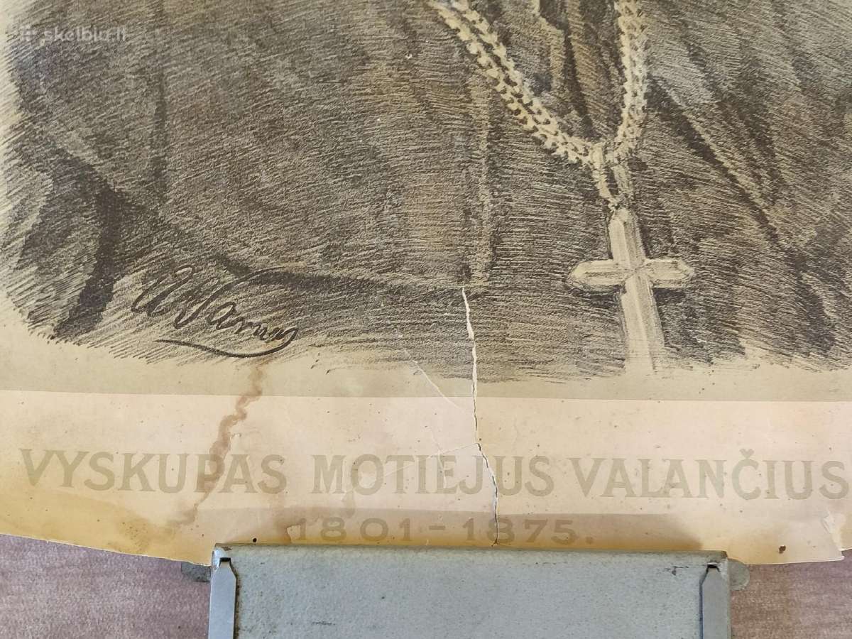 Tarpukario Valančiaus plakatas - nuotraukos Nr. 4