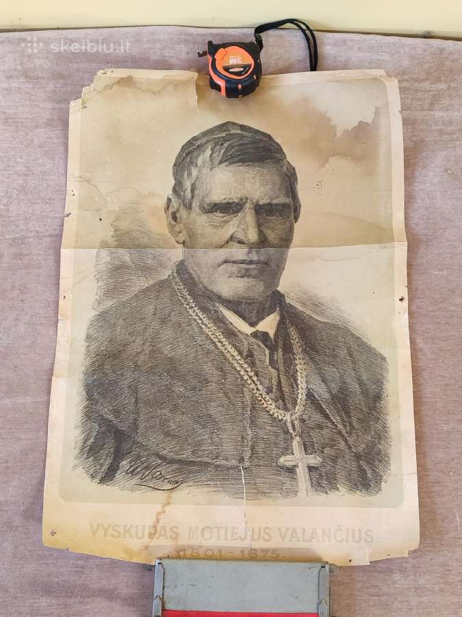 Tarpukario Valančiaus plakatas - nuotraukos Nr. 2