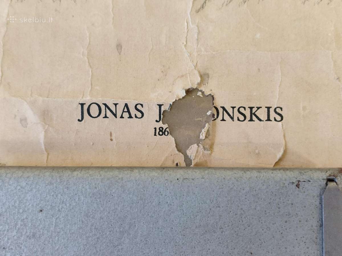 Tarpukario Jablonskio plakatas - nuotraukos Nr. 5
