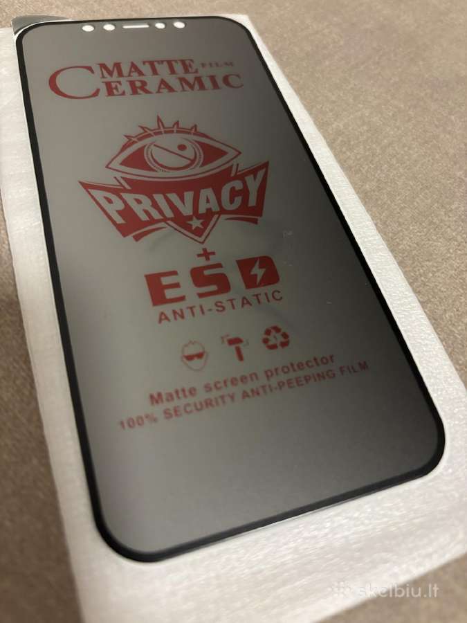 Privacy ekrano apsaugos Ip12. 3vnt - nuotraukos Nr. 6