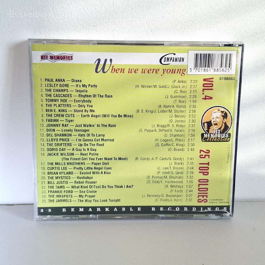 When We Were Young Vol. 4 - 25 Top Oldies (CD) - nuotraukos Nr. 2