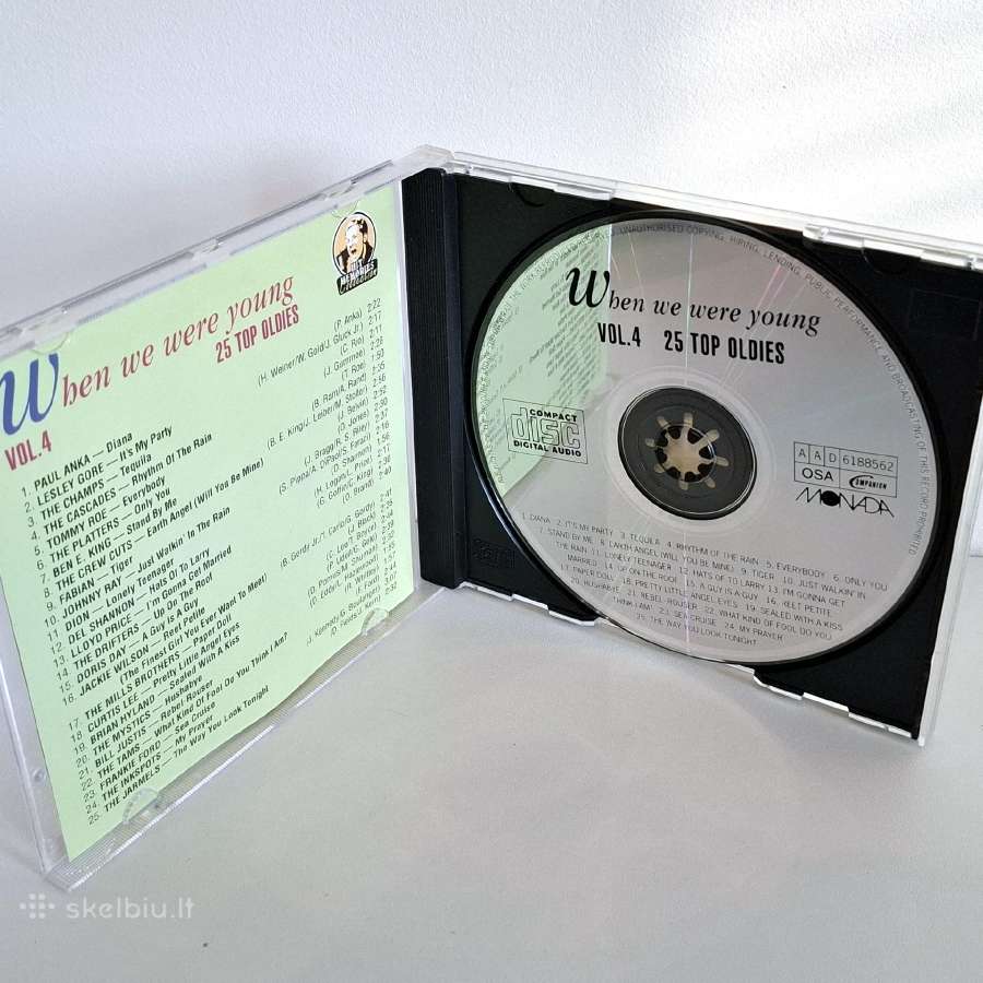 When We Were Young Vol. 4 - 25 Top Oldies (CD) - nuotraukos Nr. 3
