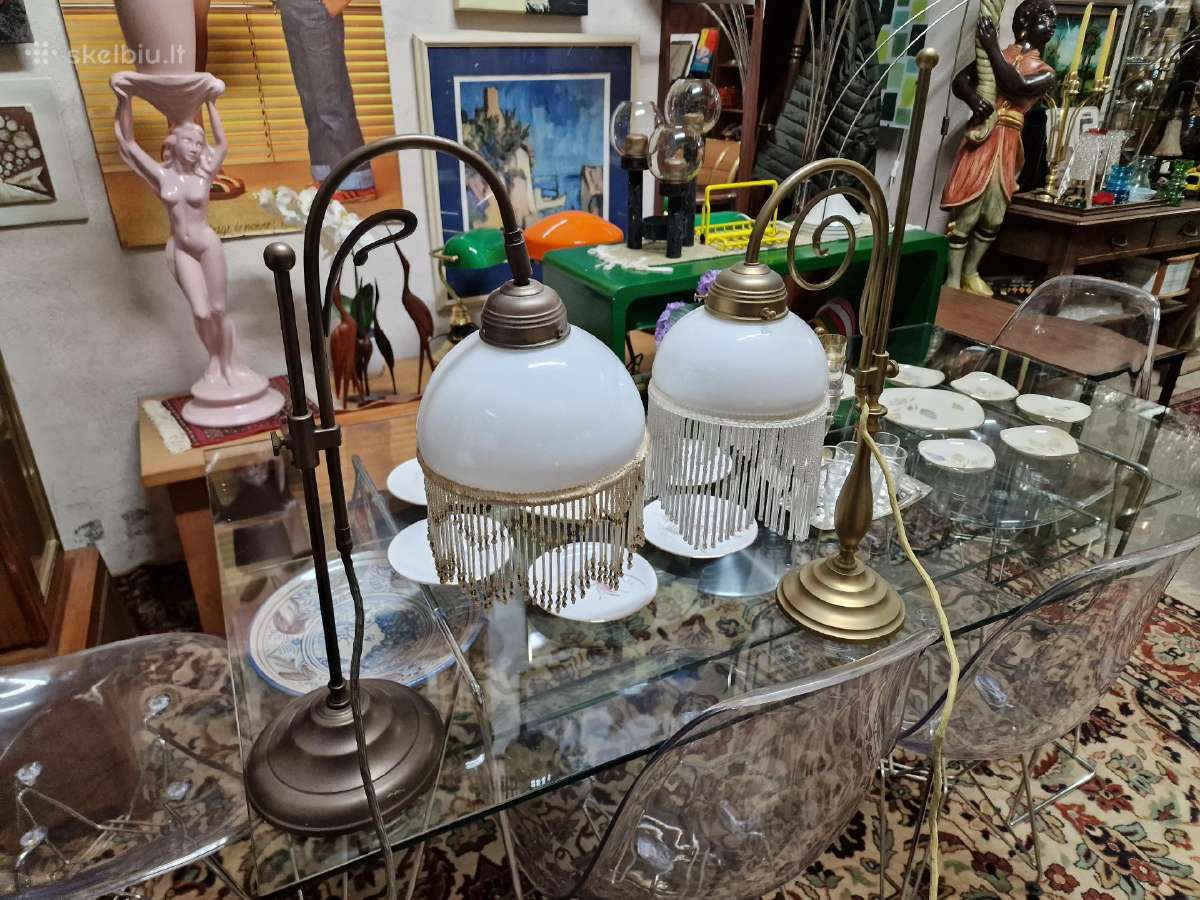 Vintažinės mid century Jugend st.stalinės lempos - nuotraukos Nr. 32