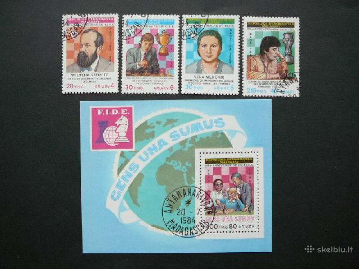 Sachmatai Madagaskaras 1984 antsp. mdg40