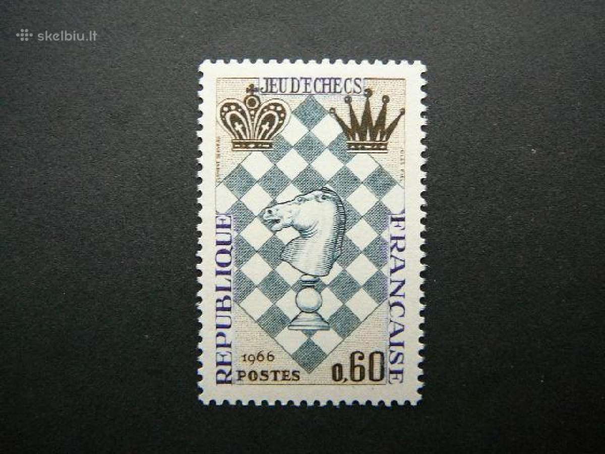 Sachmatai Prancuzija 1966 svarus pr99
