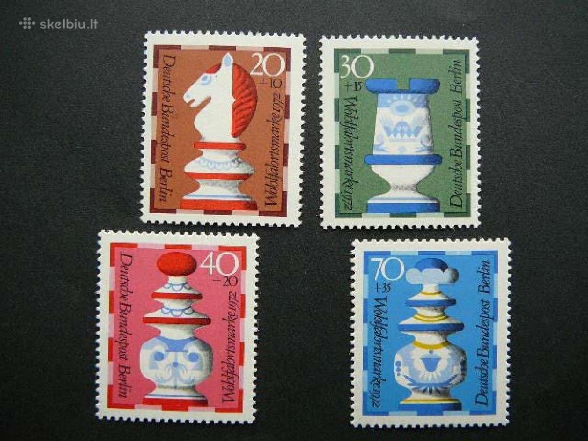 Sachmatai Vokietija (Berlynas) 1972 Mnh vb435s