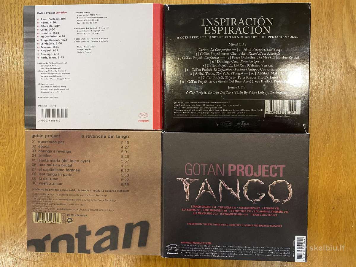 Originalūs Gotan Project kompaktiniai diskai - nuotraukos Nr. 2