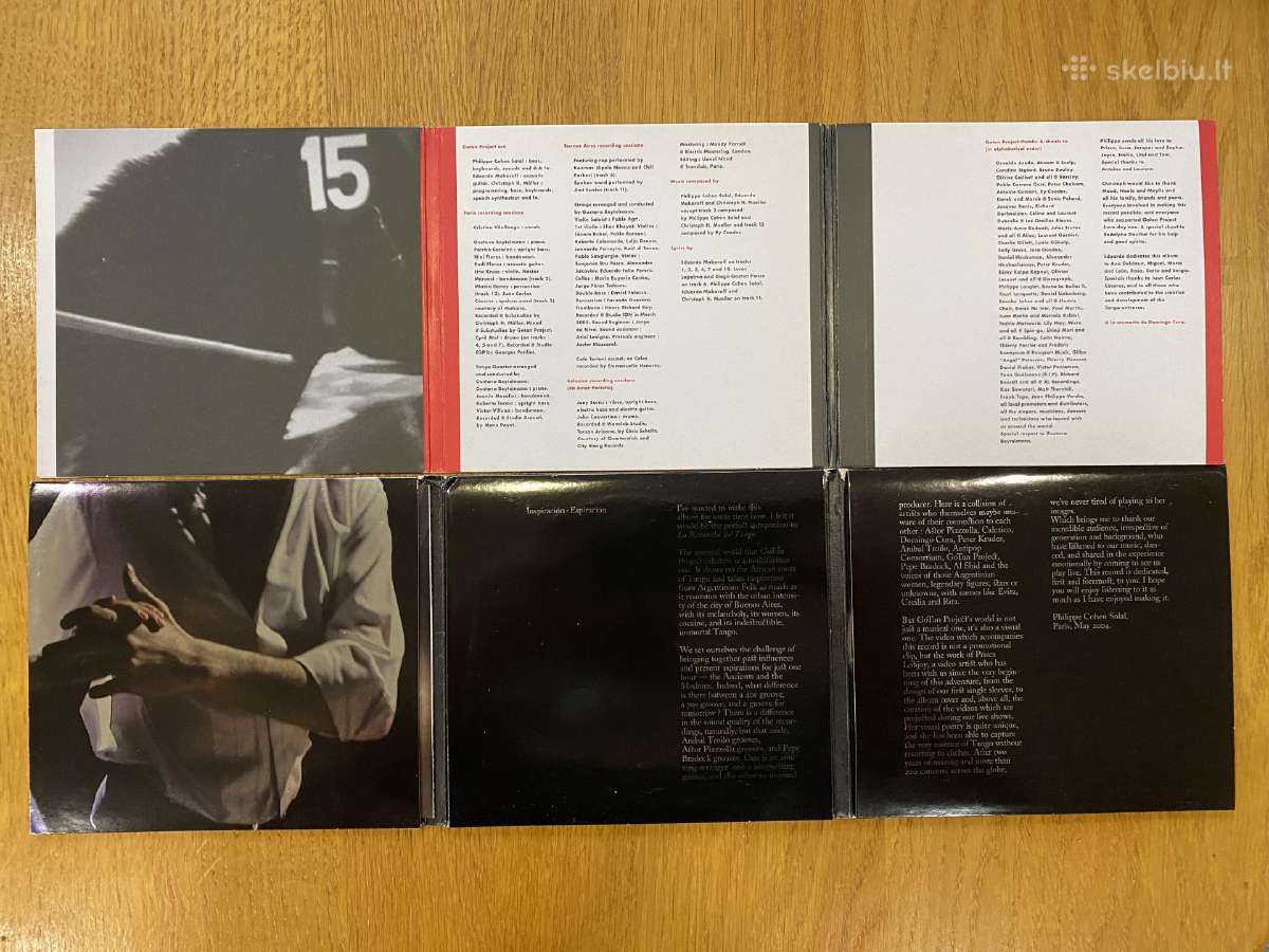 Originalūs Gotan Project kompaktiniai diskai - nuotraukos Nr. 4