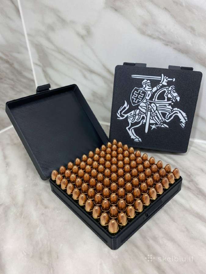9x19 100vnt dėžutė šoviniams