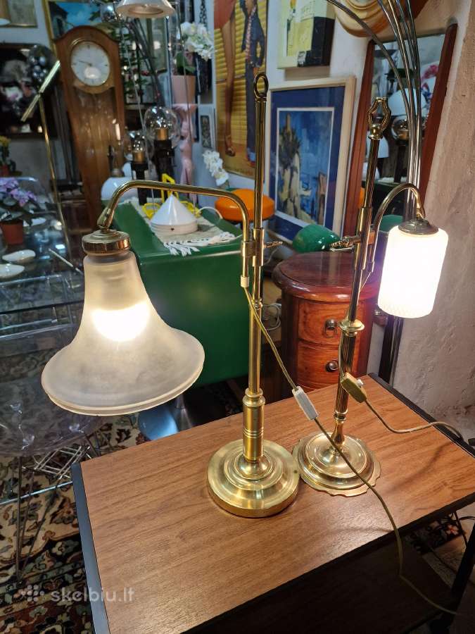Vintažinės mid century Art Nouveau st.stalo lempos