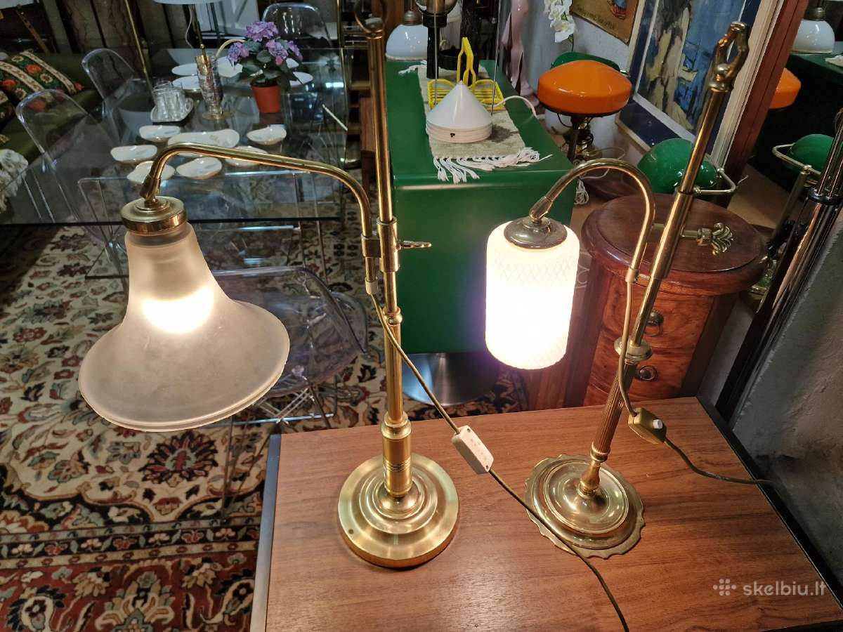 Vintažinės mid century Art Nouveau st.stalo lempos - nuotraukos Nr. 5
