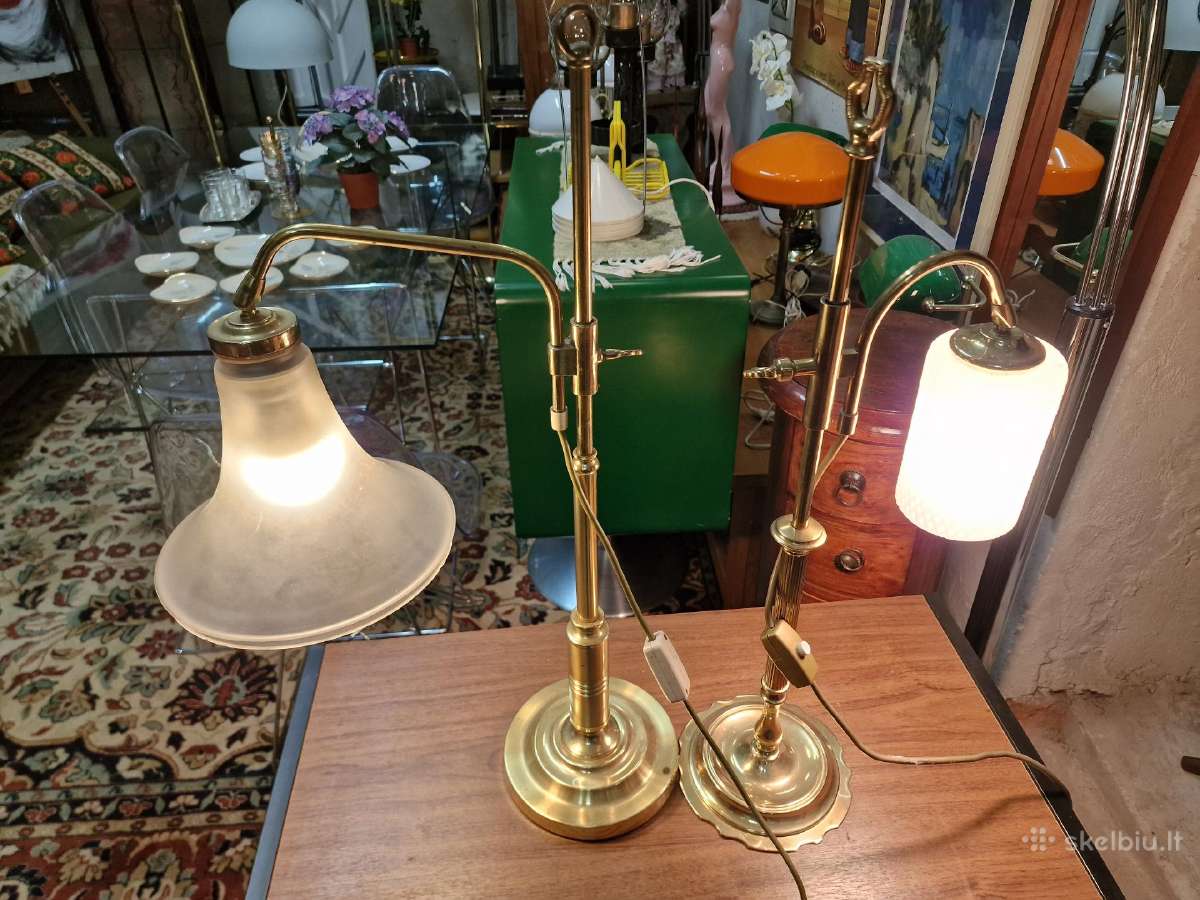 Vintažinės mid century Art Nouveau st.stalo lempos - nuotraukos Nr. 21
