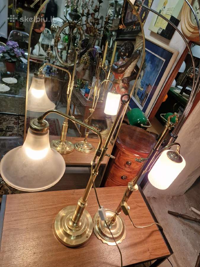Vintažinės mid century Art Nouveau st.stalo lempos - nuotraukos Nr. 24