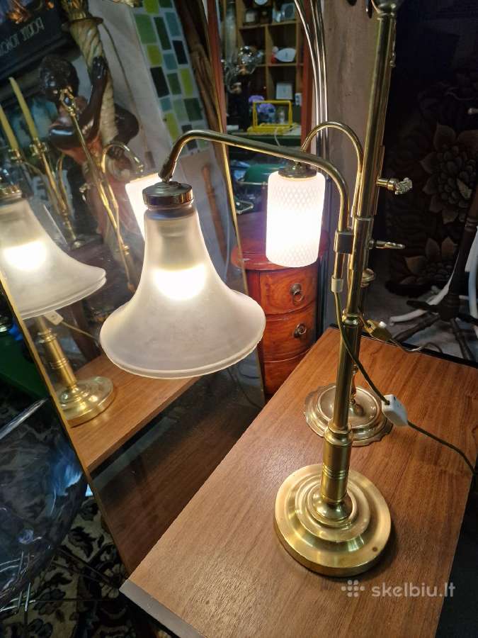 Vintažinės mid century Art Nouveau st.stalo lempos - nuotraukos Nr. 25
