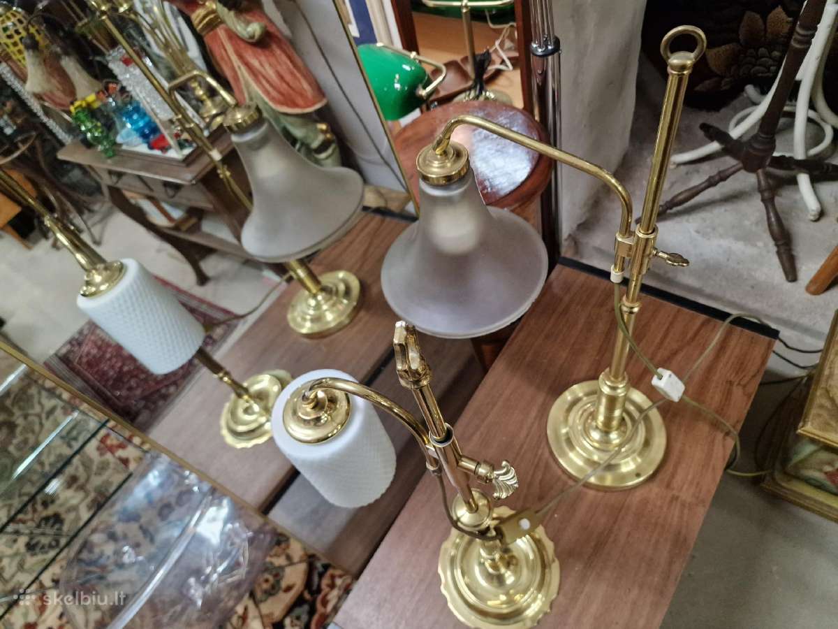 Vintažinės mid century Art Nouveau st.stalo lempos - nuotraukos Nr. 28