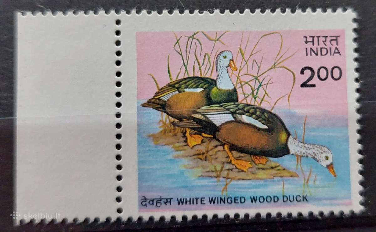 Indija 1985 paukštis, švarus,michel 1021