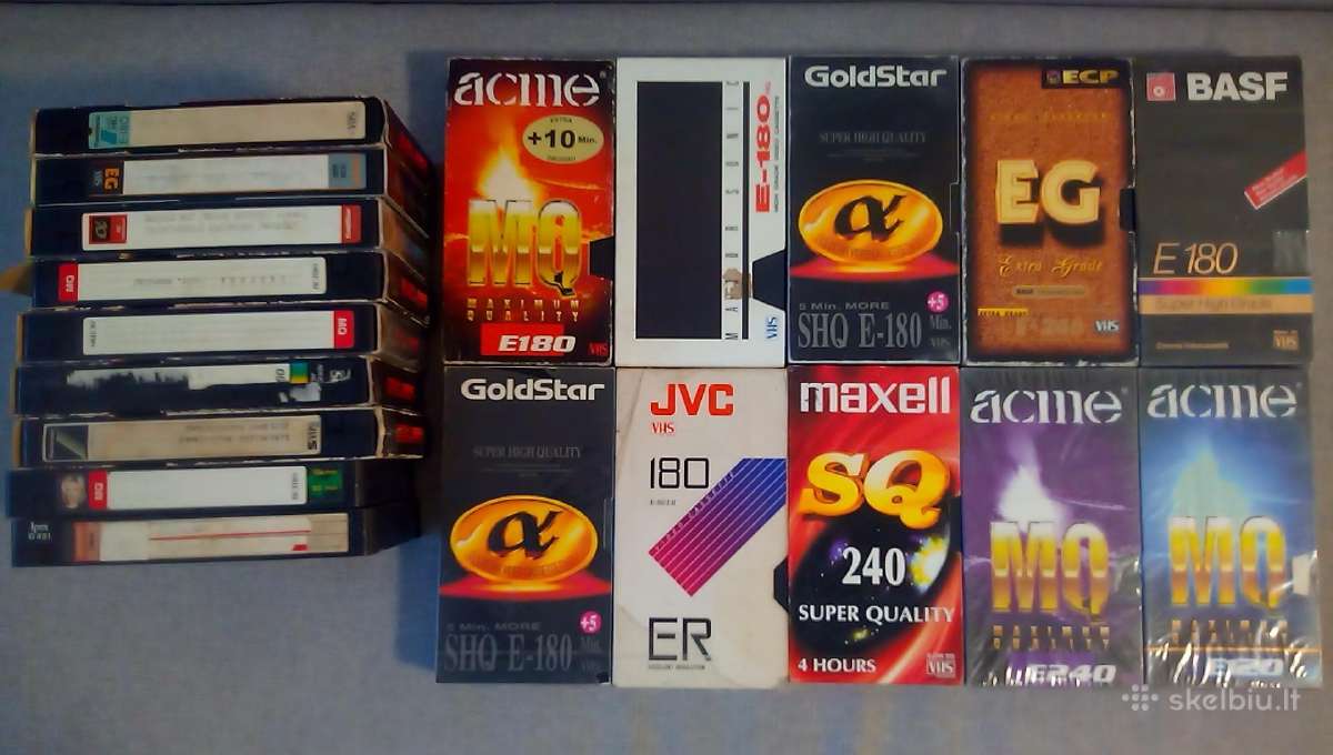 Vhs kasetės