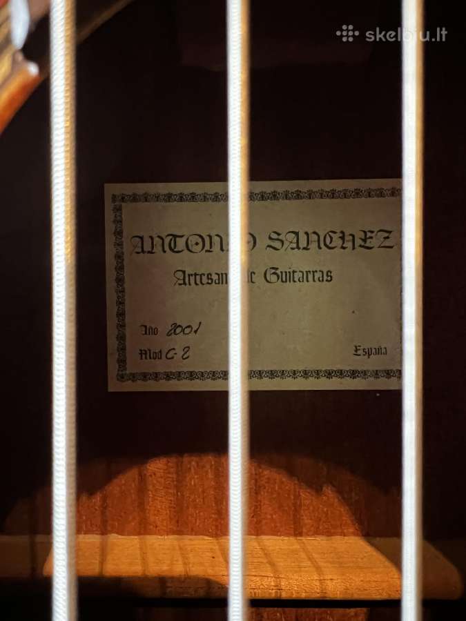 Antonio Sanchez c-2 klasikinė gitara - nuotraukos Nr. 4