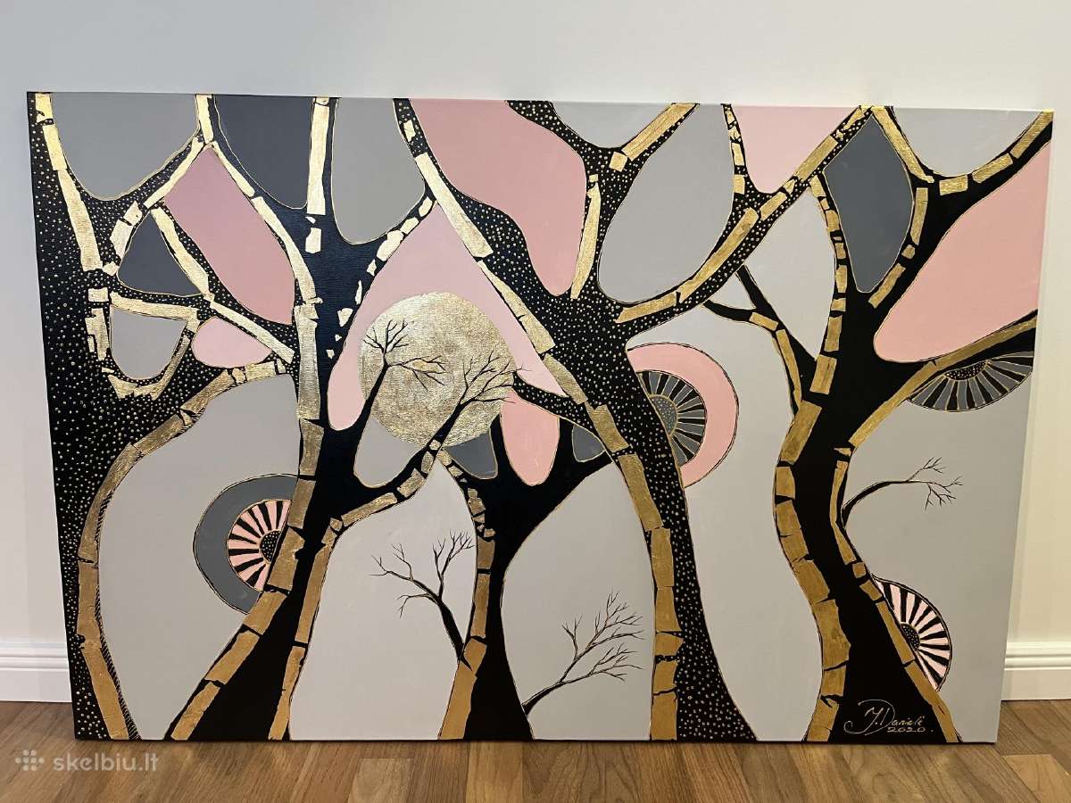 J. Danielės paveikslas "Saulės nušviesti" 120x80