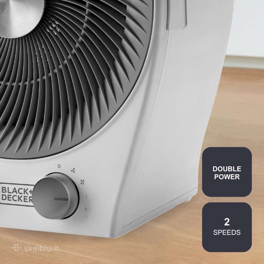 Elektrinis šildytuvas Black & Decker 1000-2000 W - nuotraukos Nr. 6