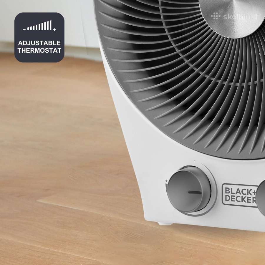 Elektrinis šildytuvas Black & Decker 1000-2000 W - nuotraukos Nr. 7