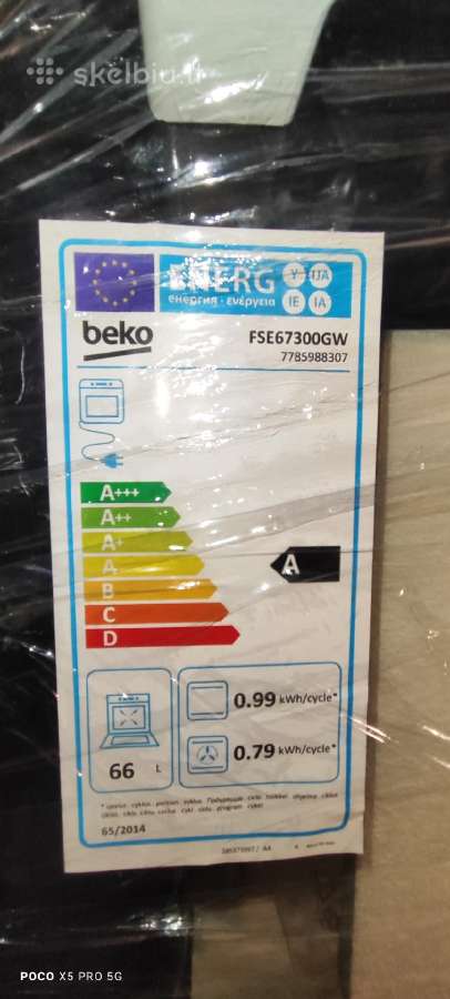 Aeg Ccb56481bm 50cm Indesit 50cm Beko 60cm - nuotraukos Nr. 8