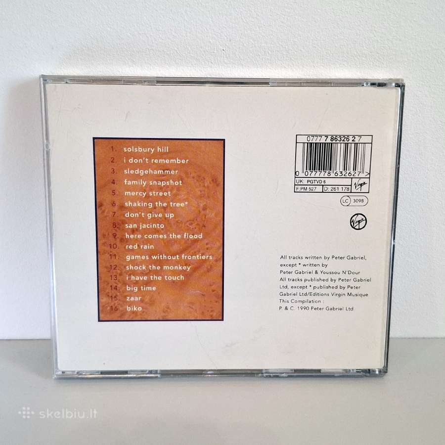 Peter Gabriel - Shaking The Tree (CD, rinkinys) - nuotraukos Nr. 2