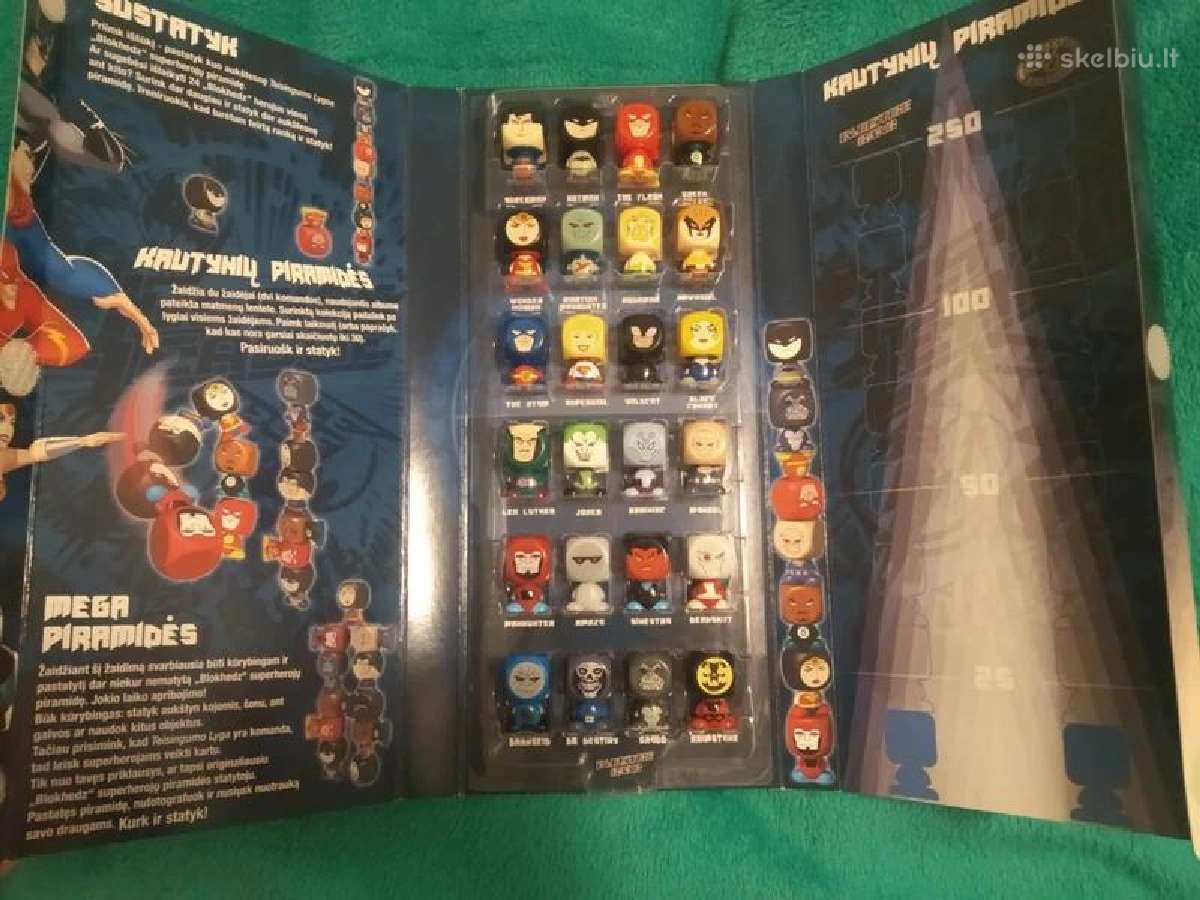 Dc herojų figurėlės Blokhedz